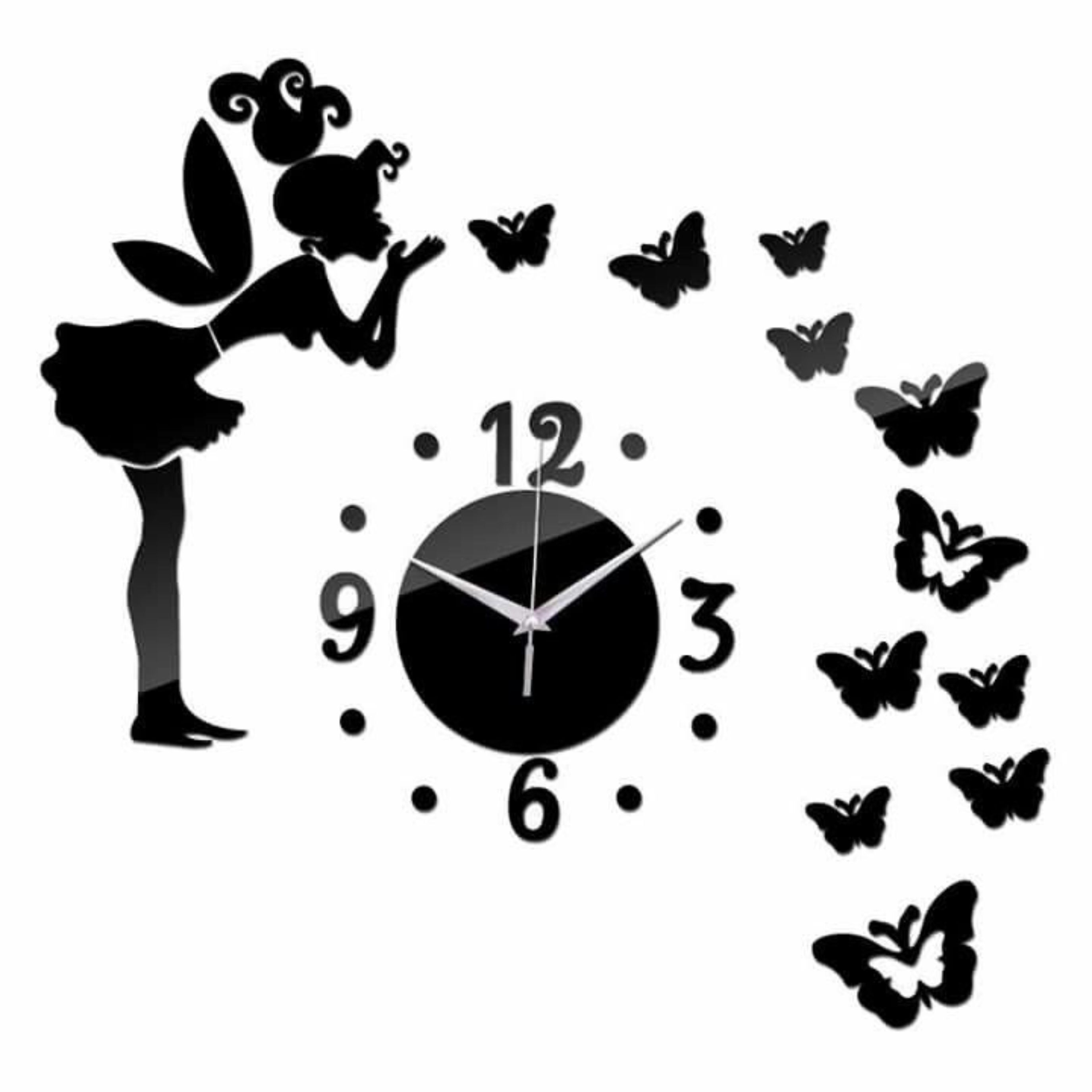 Acrylic Butterfly Clock