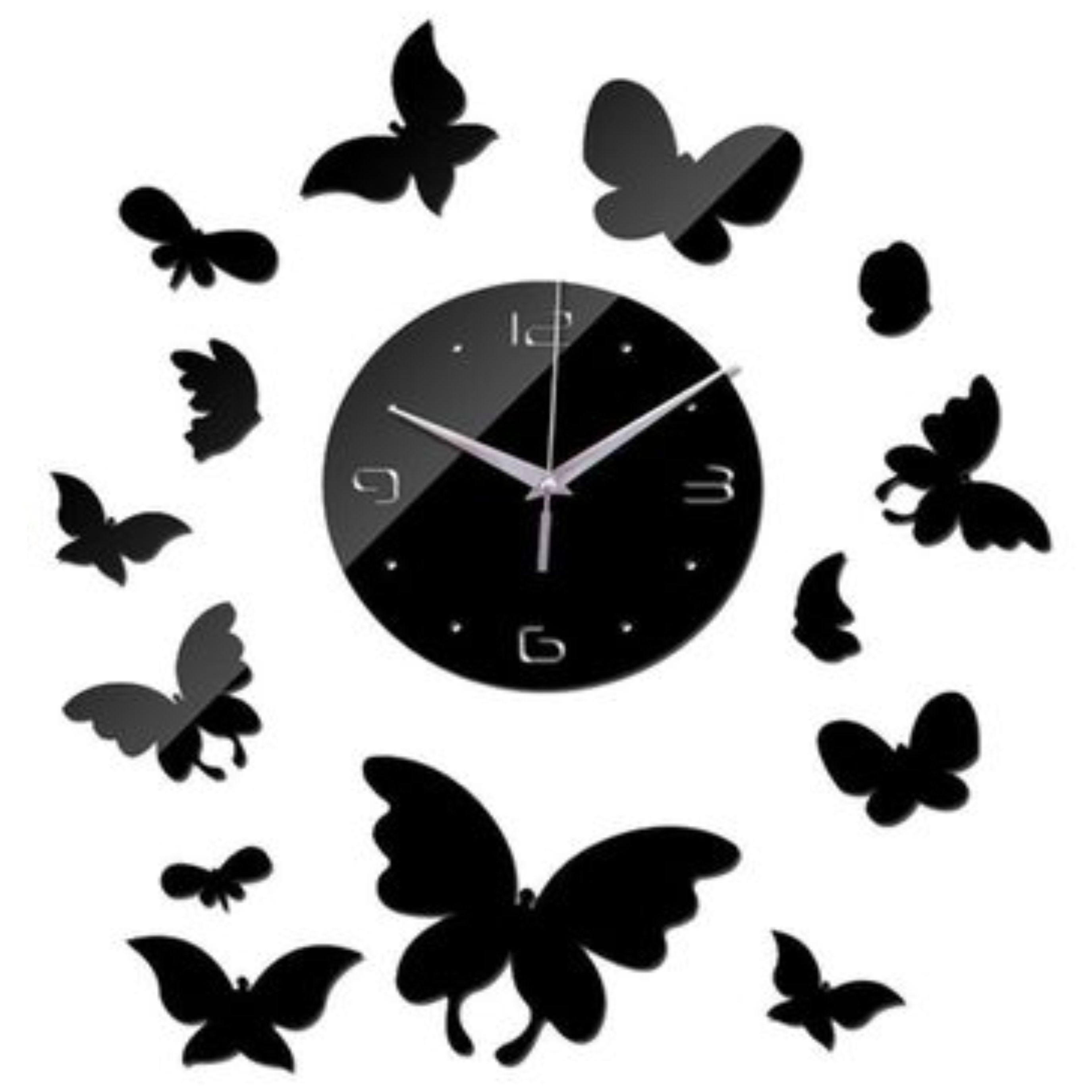 Acrylic Butterfly Clock